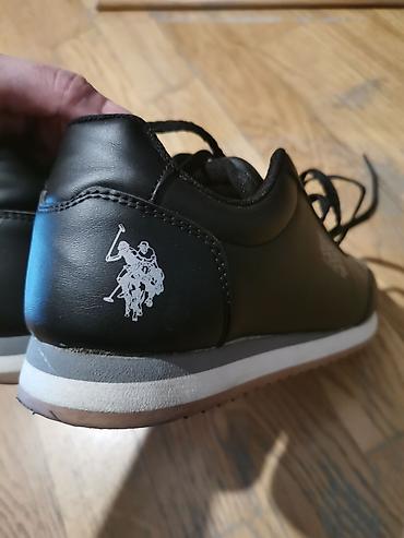 Kişi ayaqqabıları: USPA (U.S. Polo Assn.) Uni idman ayaqqabısı - Rəng: qara, altlıqda — 5