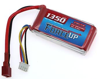 Автозапчасти: 11.1V Li‑Po Batareya 1350mAh (ForceUp) Multikopter, helikopter, RC — 2