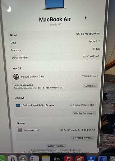 Ноутбуки Apple (MacBook): Ультрабук, Б/у, ОЗУ, RAM: 16 ГБ, В рассрочку — 5