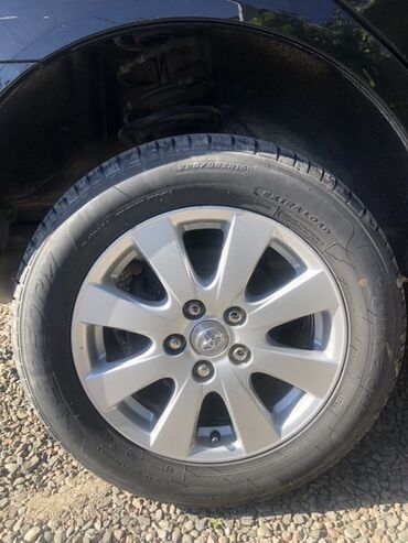 колесо на тачку: Колеса в сборе 225 / 55 / R 16, Лето, Б/у, Легковые, Литые, отверстий - 5