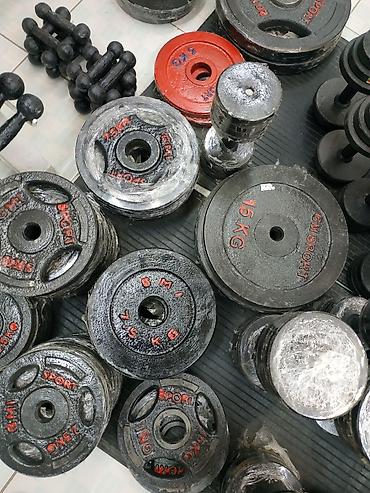 Гантели: Блины для штанги в спортивном магазине sportworldkg. Железные — 1
