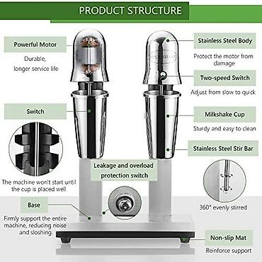 profesional blender: Süd kokteyli Milk Shake Professional model Restoran ev istenilen yer — 3
