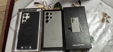 samsung телефон бу: Samsung Galaxy S24 Ultra, Колдонулган, 512 ГБ, 1 SIM, eSIM