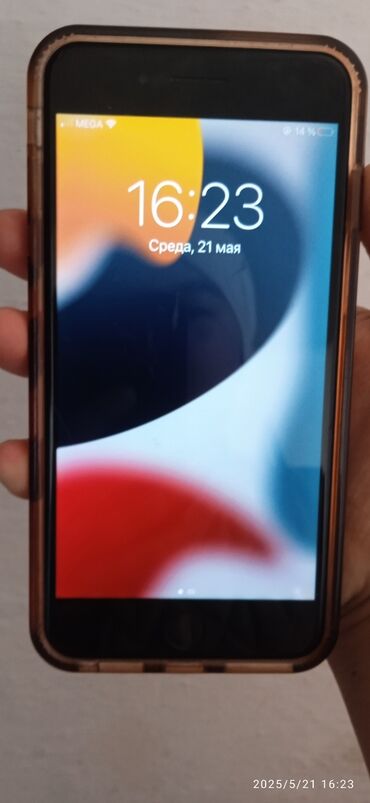 телефоны iphone: IPhone 7 Plus, Б/у, Black Titanium, Чехол, 82 %