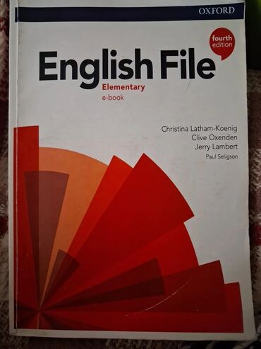 китеп алиппе: English File Elementary (fourth edition) — комплект от Oxford