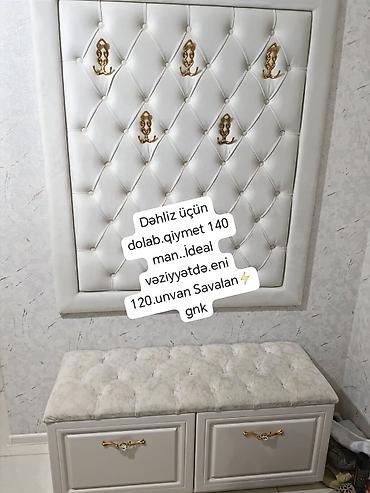 Dəhliz üçün dolab.qiymet 140 man. İdeal vəziyyətdə.eni 120.unvan