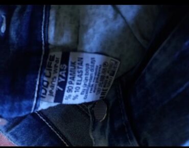 Cinslər və şalvarlar: Cins şalvar, Qız üçün, 5 - 6 yaş — 4