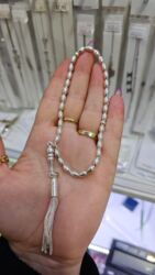 Təsbehlər: Gümüş təsbeh kolleksiyası.qiymet 100 m.dan baslayir - Material: gümüş — 11