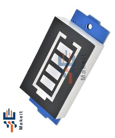 часы цифровые: Индикатор емкости литиевой батареи 3.3 - 4.2V Метод использования