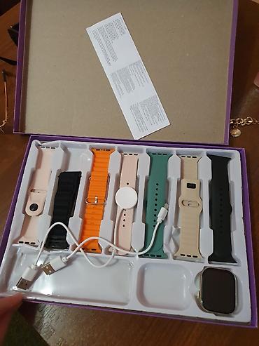 apple watch 6женские: ПРОДАЁТСЯ - набор под apple watch, часы, 5 съёмных ремешков, зарядное — 2