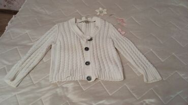жакет: Кофта, Burberry, S (EU 36), цвет - Белый
