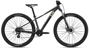 black: Горный велосипед, Giant, Рама S (145 - 165 см), Алюминий, Б/у — 2