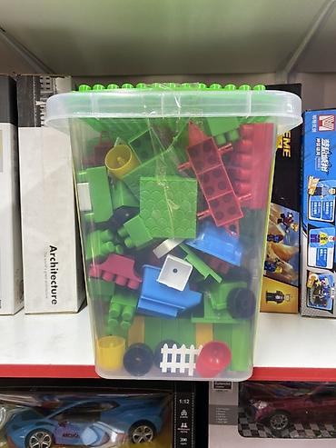 дом конструктор: Детский конструктор Toy Toy, 200 деталей, в пластиковом контейнере с — 2