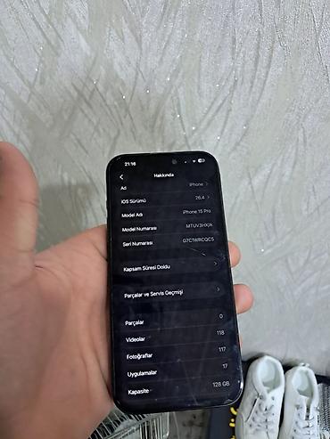 Apple iPhone: IPhone 15 Pro, 128 GB, Blue Titanium, Face ID — 7