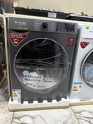 Paltaryuyan maşın 7 kq, Yeni, Avtomat, Qurutmasız, Kredit var, Pulsuz çatdırılma