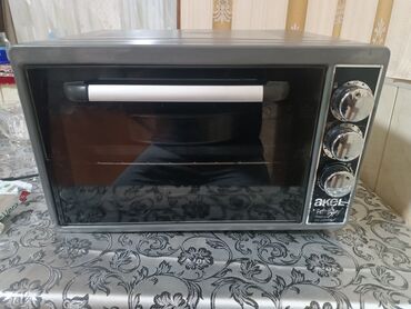 Plitələr və bişirmə panelləri: Duxovka Akel, Elektrik, rəng - Boz, Ayrıca dayanan, İşlənmiş