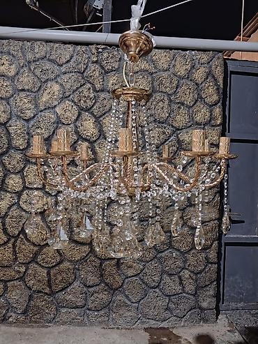 kucə isiqlari: Çılçıraq, 6 lampa, Metal — 5