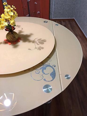 Кухонные столы и стулья: Кухонный стол и стул, цвет - Желтый — 8