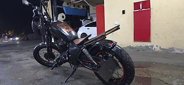 moto bot: Yamaha SR250 mator deyisib 150cc zontes matoru qoyulub — 3