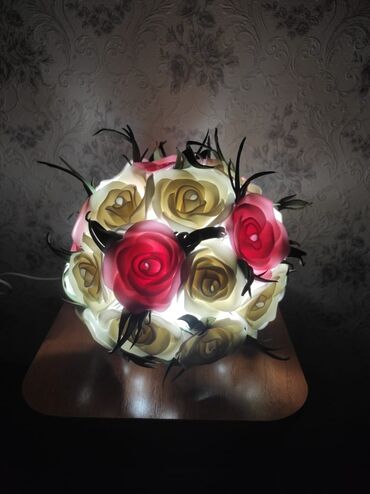 розы светильники: Светильник розы ручной работы, материал изолон. Принимаю заказы