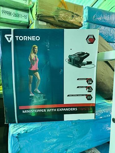 Мини-степпер TORNEO с эспандерами Twister (S-211) - Компактный
