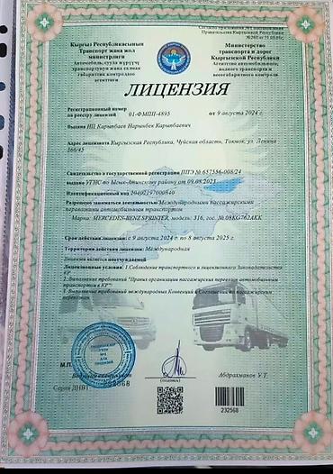 60: Международные пассажирские перевозки Бишкек-Москва и Москва-Бишкек! — 8