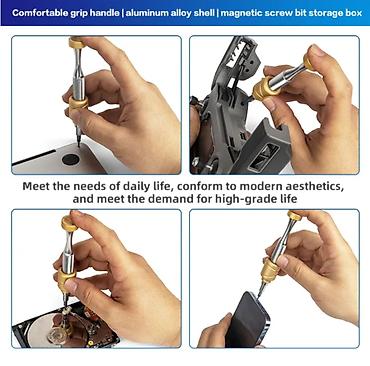 Охотничьи ножи: Профессиональная отвертка с подшипником и набором бит из — 11