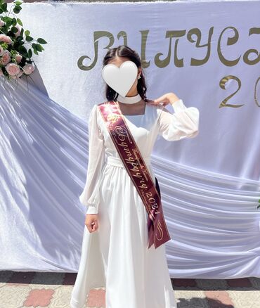 платье с белым воротником: Вечернее платье, Классическое, Длинная модель, С рукавами, XS (EU 34), S (EU 36)