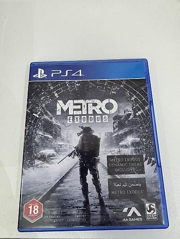 metro 2033: PS4 oyun diski: Metro Exodus - Platforma: PlayStation 4 (Blu‑ray — 1