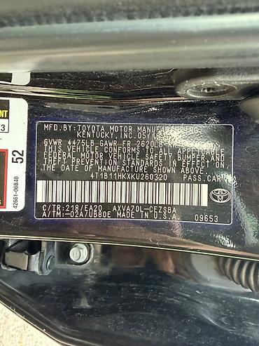 Toyota: Toyota Camry: 2019 г., 2.5 л, Автомат, Бензин, Седан — 10