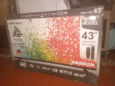 not 12 ekran: Новый Телевизор Zimmer LCD 43" FHD (1920x1080), Самовывоз, Платная доставка