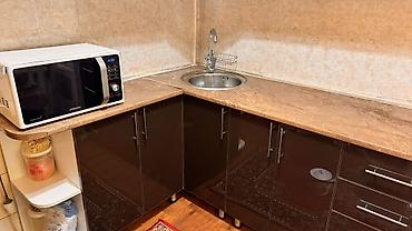 silver kitchen: Кухонный гарнитур, Б/у, цвет - Коричневый — 2