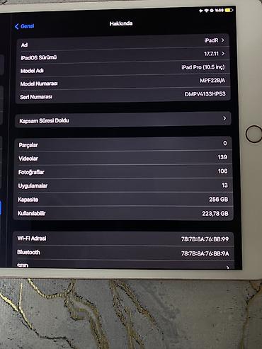 mini ipad: İşlənmiş Apple iPad Pro 10.5 (2017), 10,5", 256 GB, Ünvandan götürmə — 2
