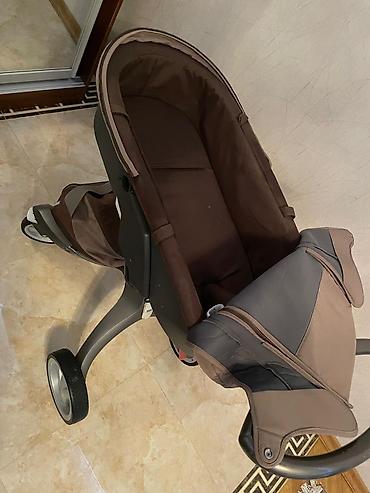Gəzinti arabaları: Stokke Xplory uşaq arabası – qəhvəyi rəng Xüsusiyyətlər: - Yüksək — 7