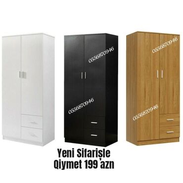 tek neferlik krovat: Düz dolab, Yataq otağı üçün, Şifonyer, Açılan, Korpuslu, 2 qapılı