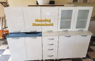 Kuhinjski nameštaj: Kuhinja od medijapana (kocka) duzine 2m gornjih i donjih delova sa — 2