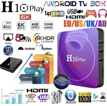 5372 elan | TV VƏ VIDEO: Tv box android smart tv box tuneryeni model original h10 play 6k