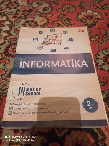 magistratura az informatika pdf: İnformatika magistratura. Kitabın iç hissəsi qopub. Yazılar və s