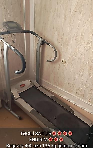 Qaçış trenajoru (treadmill) - Elektron idarəetmə paneli və ekran -