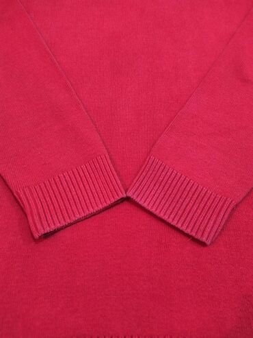 Džemperi: Džemper, Lacoste, bоја - Crvena, Pamuk — 3
