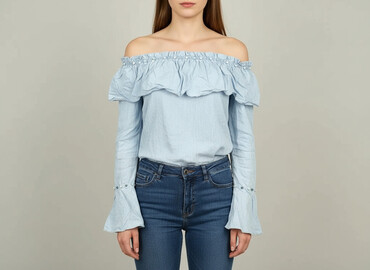 five sleve t shirty: Жіноча блуза, розмір S