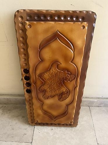 Taxta nərd-taxta dəsti - Material: tam ağac, əl işidir - Dizayn
