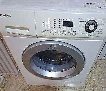 işlənmiş utu: Paltaryuyan maşın Samsung, 5 kq, İşlənmiş, Avtomat, Qurutmasız, Ünvandan götürmə — 1