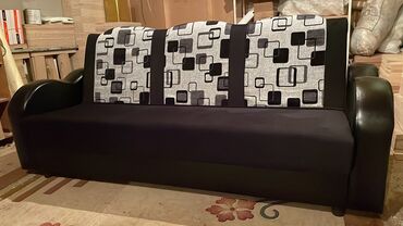 прямые диваны в бишкеке: Диван-кровать, цвет - Коричневый, Новый