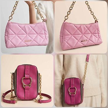 💖СУМКА Bershka пастельно- розовая ❤️СУМКА Accessorize Magenta Solid