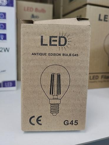 Лампочки: Светодиодная лампа LED Antique Edison Bulb G45. Декоративная — 1