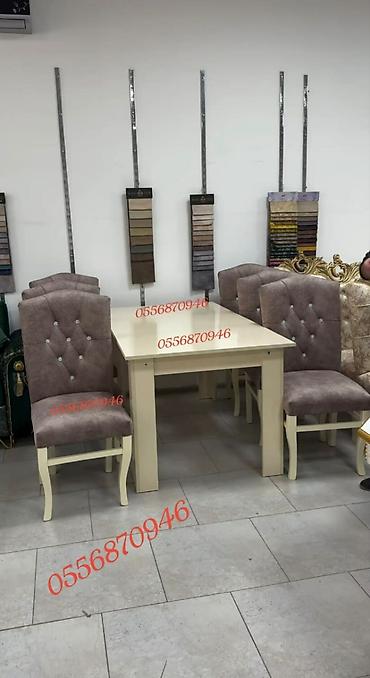 ders masa: Düz masa, Qonaq otağı üçün, 6 nəfər, Açılmayan, Rusiya, Zəmanətli — 3