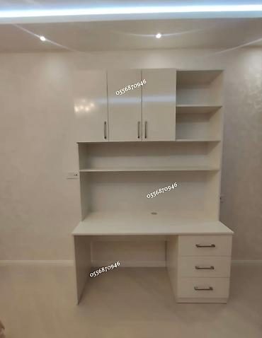 komputer setup: Kompüter masası, Yeni, Laminat, Dördbucaq masa — 5
