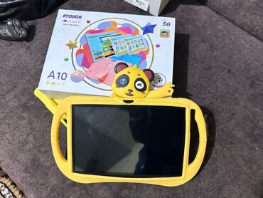 детский планшет для мультиков: Планшет, ATouch, память 64 ГБ, 4" - 5", 5G, Б/у, Игровой цвет - Желтый