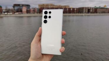 Samsung: Samsung Galaxy S22 Ultra, Б/у, 256 ГБ, цвет - Белый, 1 SIM